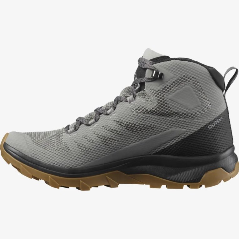 Botas Montaña Salomon Outline Mid GTX Hombre Grises | MX QDYR354